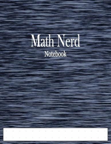 Math Nerd Notebook: 1/2" Dot Grid Graph Paper Ruled