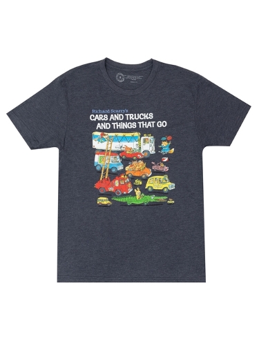 Richard Scarry: Cars and Trucks and Things That Go Unisex T-Shirt XXX-Large