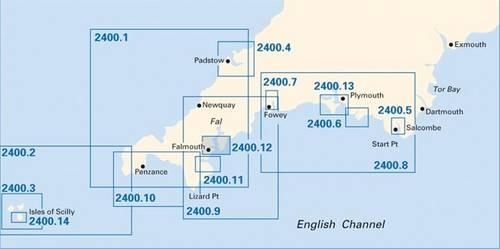 Falmouth Harbour: (2400.12 Imray 2000 S.)