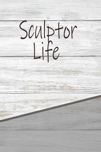 Sculptor Life: Personalized Rustic Isometric Dot Notebook 120 Pages 6x9