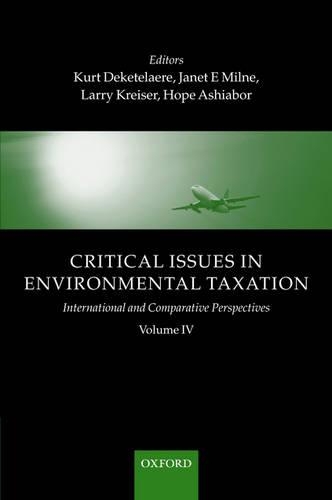 Critical Issues in Environmental Taxation