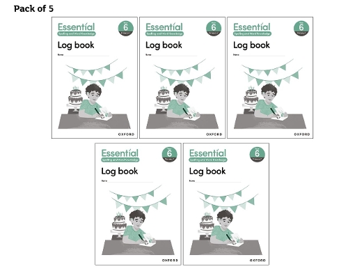Essential Spelling and Word Knowledge: Year 6: Year 6 Log Book Pack of 5: (Essential Spelling and Word Knowledge)