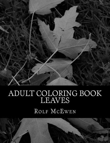 Adult Coloring Book - Leaves