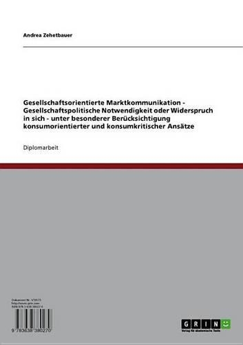 Gesellschaftsorientierte Marktkommunikation