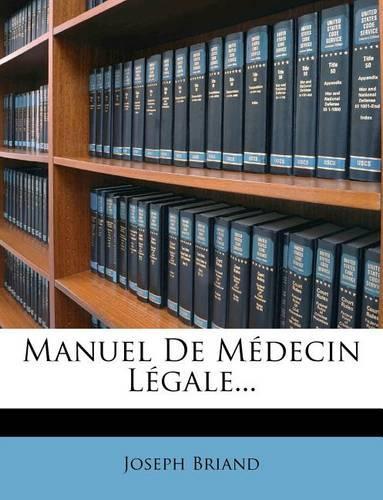 Manuel de Médecin Légale...