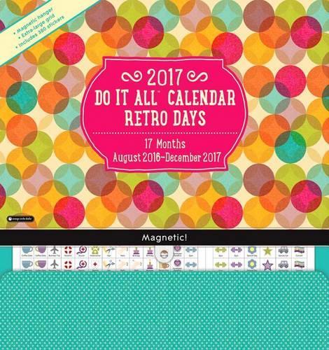 2017 Retro Days Do It All Wall Calendar