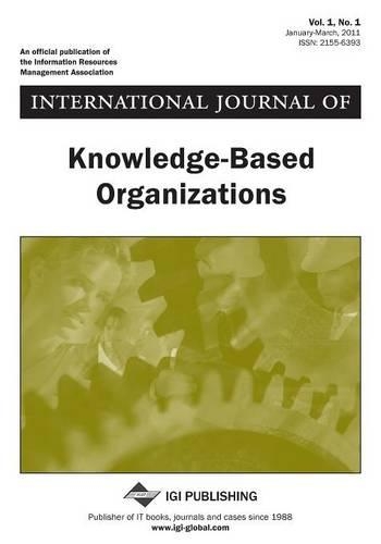 International Journal of Knowledge-Based Organizations, Vol 1 ISS 1