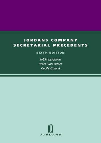 Jordans Company Secretarial Precedents
