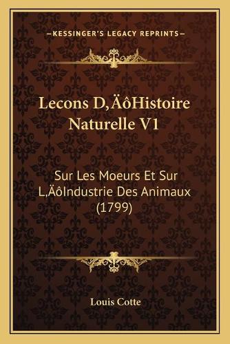 Lecons D'Histoire Naturelle V1