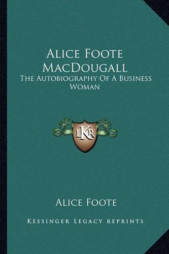 Alice Foote MacDougall