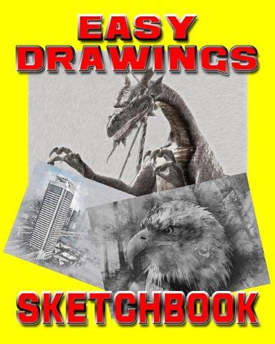 Easy Drawings Sketchbook: Drawing Sketchpad and Journal, 8x10 Diary, Drawing Notebook, Art Student Gift(47 School Notebooks)