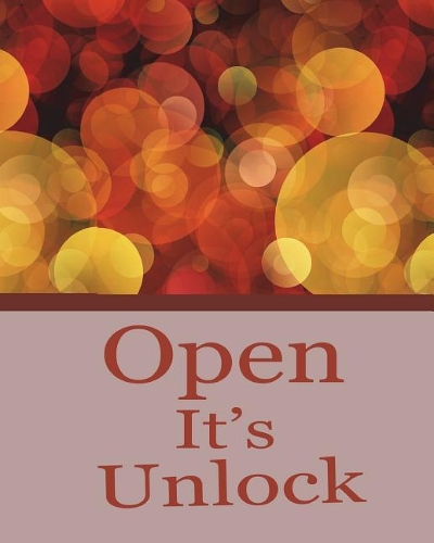 Open it's lock: Password book: 8x10" - 120 pages, You can quickly and convenience to find what you need a journal and log book to write in usernames and Passwords a