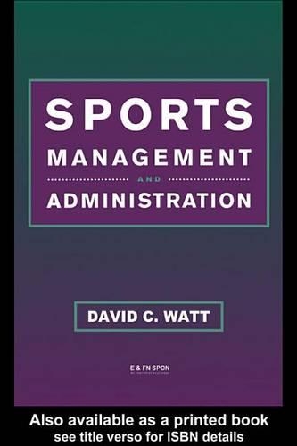 Sports Management and Administration