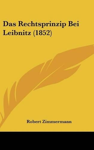 Das Rechtsprinzip Bei Leibnitz (1852)