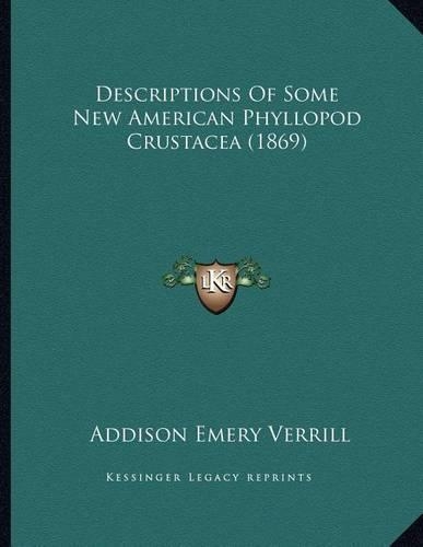 Descriptions Of Some New American Phyllopod Crustacea (1869)