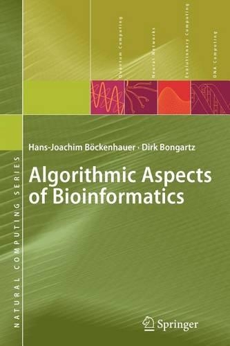 Algorithmic Aspects of Bioinformatics