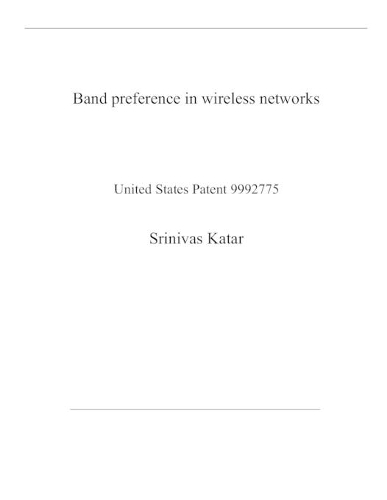 Band preference in wireless networks