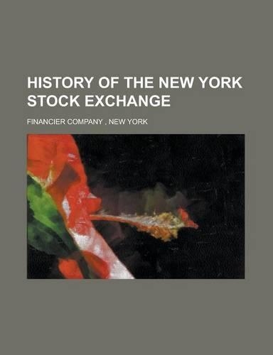 History of the New York Stock Exchange