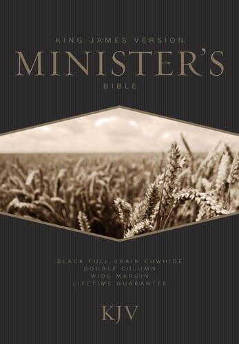 KJV Minister's Bible, Black Genuine Cowhide