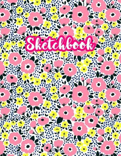 Sketchbook: Cute Drawing Note Pad and Sketch Book for Kids, Girls and Adult - Large 8.5 x 11 Matte Cover with White Interior (Perfect for Sketching, Coloring, W