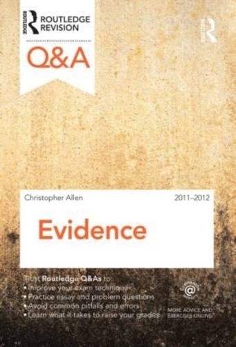 Q&A Evidence 2011-2012: (Questions and Answers)