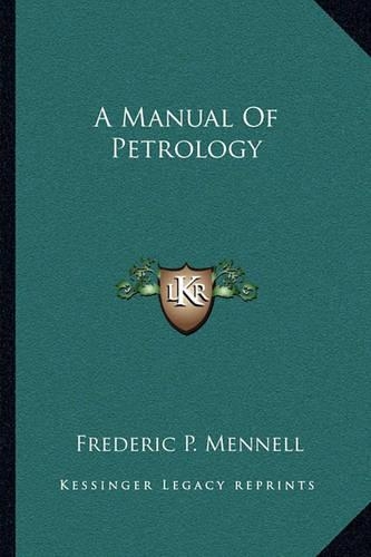 A Manual Of Petrology