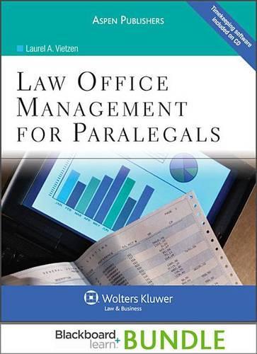 Blackboard Bundle: Law Office Management for Paralegals