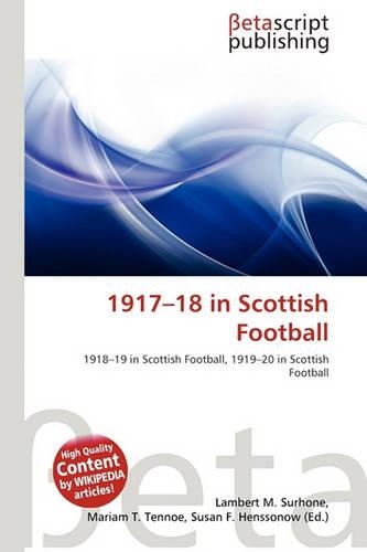 1917-18 in Scottish Football