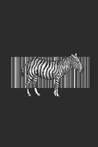 Zebra Barcode: Zebras Notebook, Blank Lined (6 x 9 - 120 pages) Animal Themed Notebook for Daily Journal, Diary, and Gift