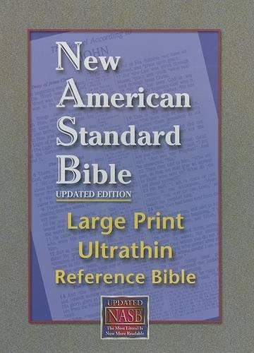 Large Print Ultrathin Reference Bible-NASB