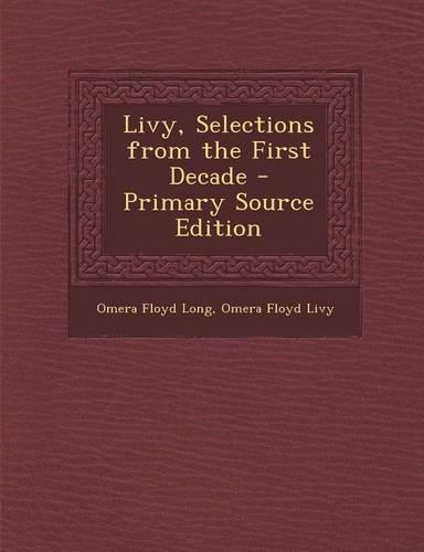 Livy, Selections from the First Decade