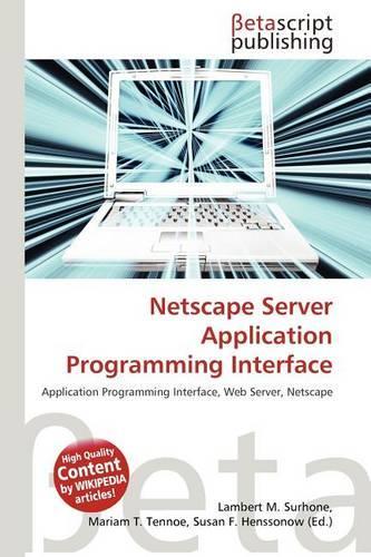 Netscape Server Application Programming Interface