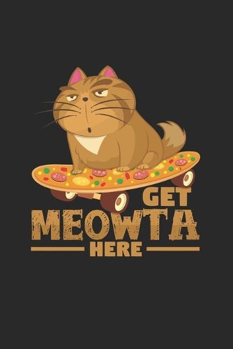 Get meowta here: 6x9 Longboarding - blank with numbers paper - notebook - notes