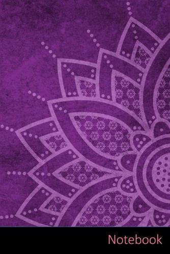 Notebook: Mandala Hintergrund, Mandala, Mandala-Entwurf, Zen Notizbuch / Tagebuch / Schreibheft / Notizen - 6 x 9 Zoll (15,24 x 22,86 cm), 150 Seiten, glänzen