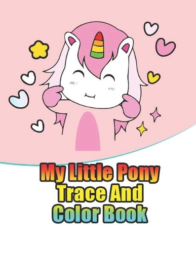 my little pony trace and color book