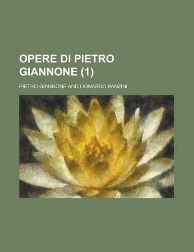 Opere Di Pietro Giannone (1)