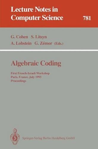 Algebraic Coding