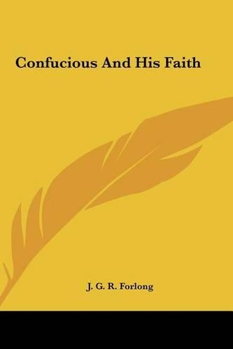 Confucious And His Faith