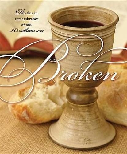Broken/Communion Bulletin, Large Size (Package of 50)