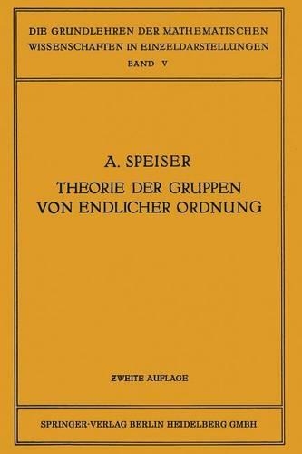 Die Theorie der Gruppen von Endlicher Ordnung