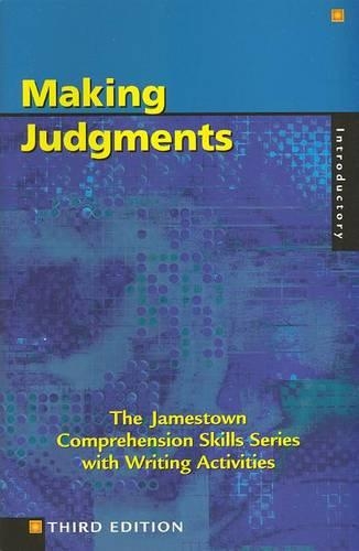 Comprehension Skills: Making Judgements (Introductory)
