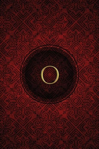 Monogram "O" Notebook: Blank Journal Diary Log(15 Monogram Crimson 150 Lined)