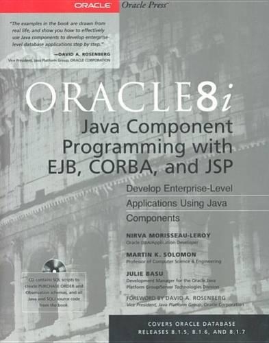 Oracle8i Java Component Programming with Ejb, CORBA and JSP