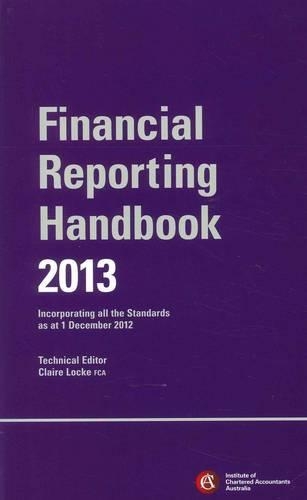 Chartered Accounting Financial Reporting Handbook 2013 + e–Text Registration Card