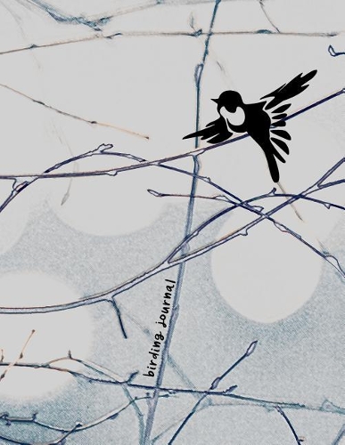 birding journal: 8.5x11 dual sketchbook & notebook: perfect to log notes and draw sketches while birding!