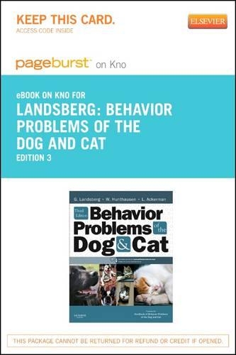 Behavior Problems of the Dog and Cat - Elsevier eBook on Intel Education Study (Retail Access Card): Behavior Problems of the Dog and Cat - Elsevier eBook on Intel Education Study (Retail Access Card)