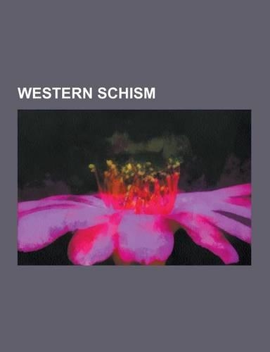 Western Schism: Antipope Alexander V, Antipope Benedict XIII, Antipope Clement VII, Avignon Papacy, Council of Constance, Council of P