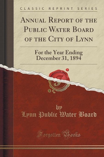 Annual Report of the Public Water Board of the City of Lynn
