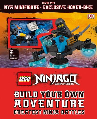 LEGO NINJAGO Build Your Own Adventure Greatest Ninja Battles: with Nya minifigure and exclusive Hover-Bike model(LEGO Build Your Own Adventure)