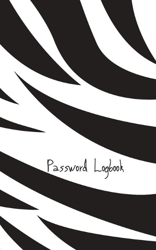 Password Logbook: Zebra Internet Password Keeper With Alphabetical Tabs - Pocket Size 5 x 8 inches (vol. 3)